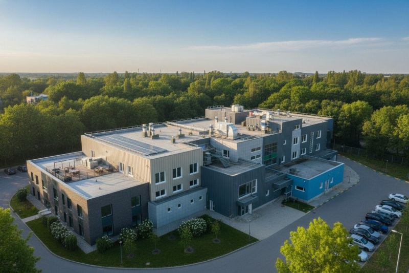 Commercial Solar Installation detail