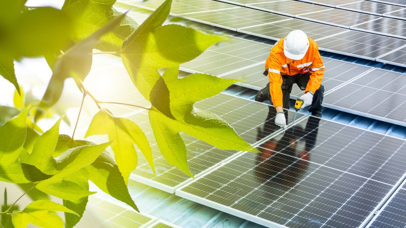 Solar Panel Installation detail